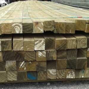Pine Rough Sawn 50x50mm Treated New 43878