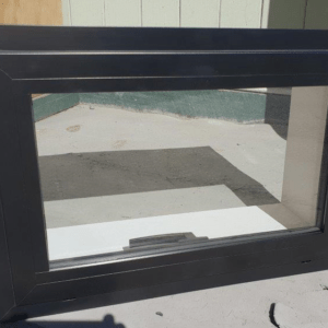 Double Glazed New Black Aluminium Window 84935 Double Glazed New Black Aluminium Window 84935
