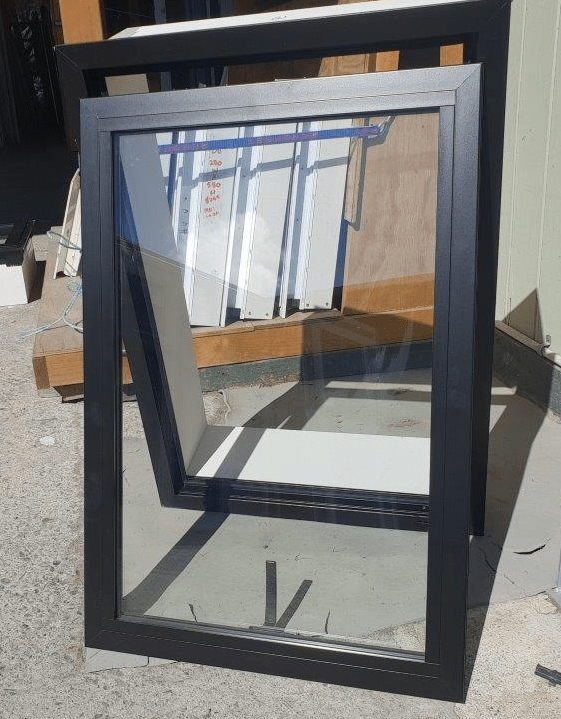 Open New Black Aluminium Window 84936 Open New Black Aluminium Window 84936