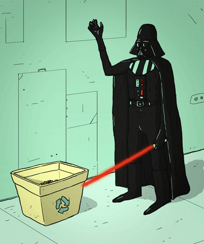 Even Darth Vader recycles