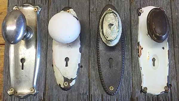 Upcycled Doorknob Coat Rack