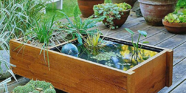 Planter Box Water Feature