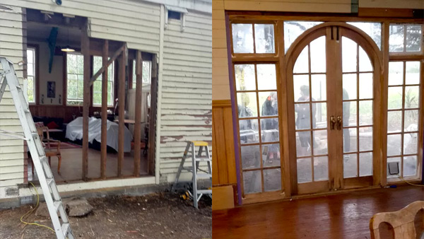 Reclaimed French Doors