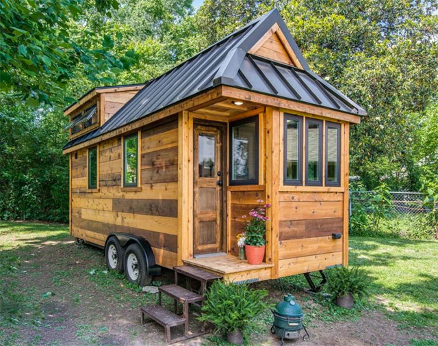 Recycled timber for tiny homes
