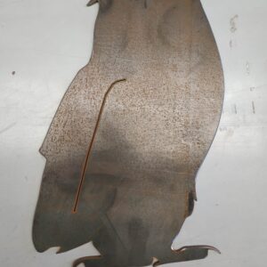 Owl Corten Metal Garden Ornament