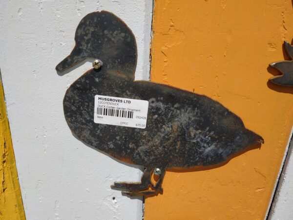 92428 Corten Metal Duck
