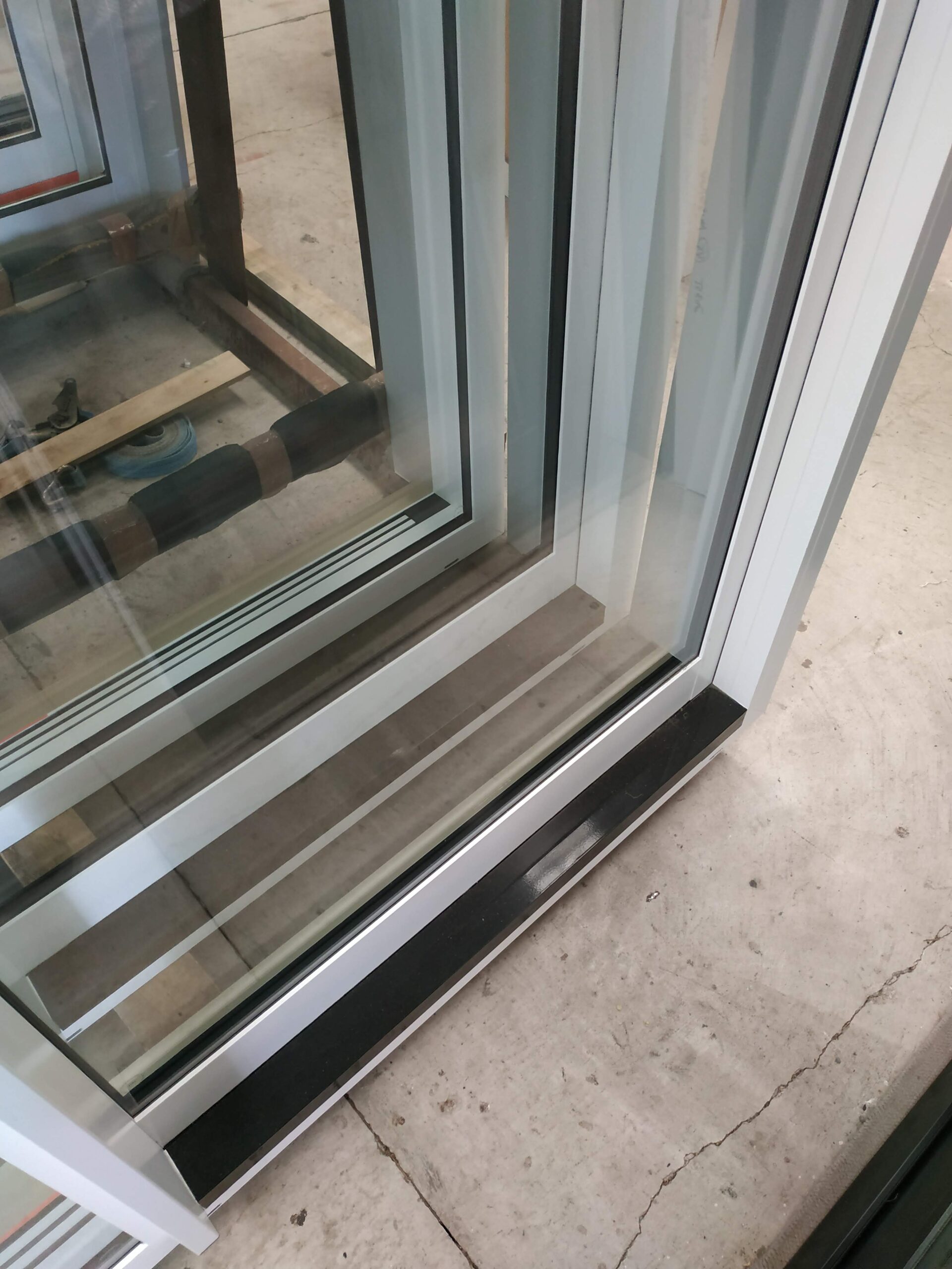 91133 White Sliding Door Bottom Sill External White Sliding Door 1795w x 2000h NEW - Image 3
