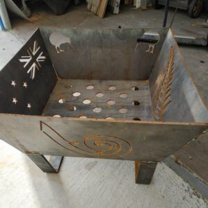 Kiwiana Corten Metal Brazier 530x530mm (Small)