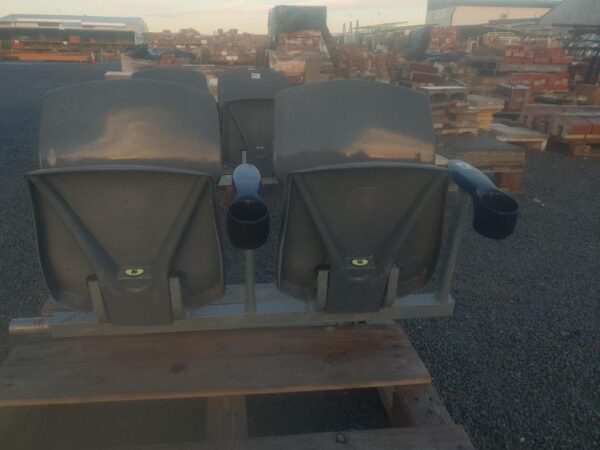 94677 Connected Outdoor Stadium 2 Cupholder Seater front closed