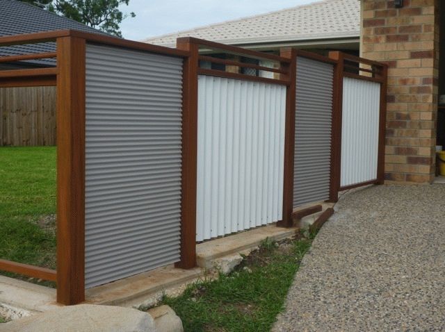 Corrugated Iron Fence Inspiration, Corrugated Iron Fence Ideas