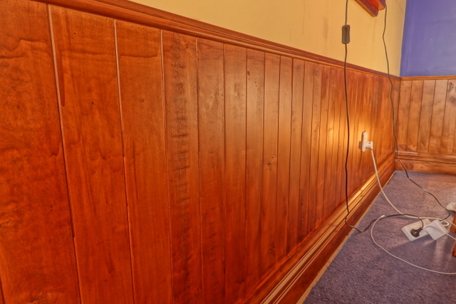Living room makeover - Wainscoting, after