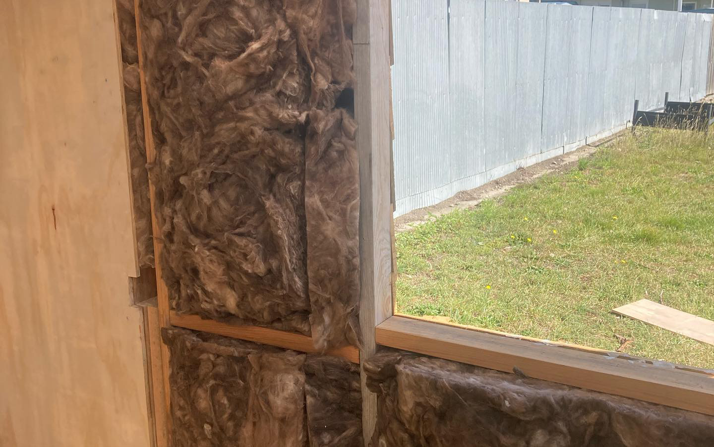 DIY Playhouse - Wall insulation