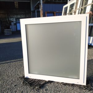 White 900x900mm Opaque Safety New D/G Aluminium Window
