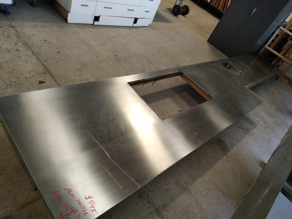 100756-Stainless Steel Bench