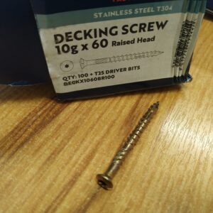 101870-Deck Screw Bronze 10g x 60mm