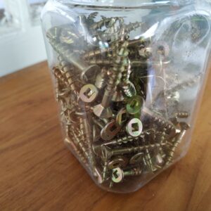 8g x 32mm CSK Square #2 Surefast Screw NEW Jar of 200