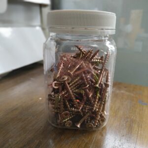 8g x 65mm CSK Square #2 Surefast Screw NEW Jar of 100