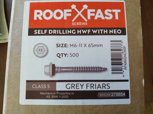 102074-Grey Friars Rooffast Screws