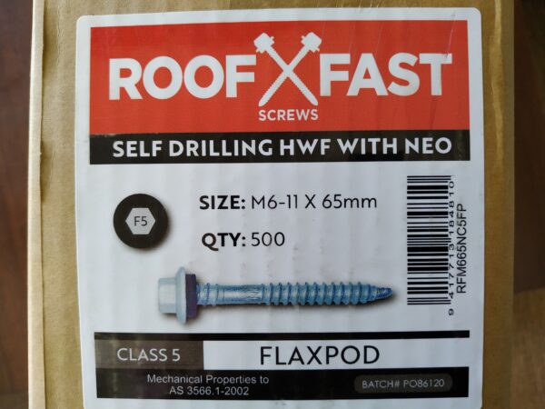 102077-Flax Pod Rooffast Screws