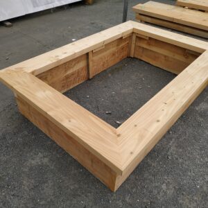 86042-Planter Box with Seat Planter Box with Seat 1800x1200x450h Fully Assembled - Made to order