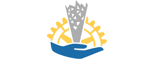 The Rotary Club of Christchurch sunrise logo