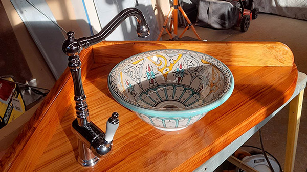 Rimu bathroom vanity