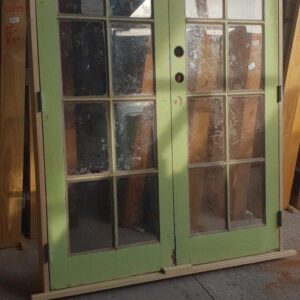 073921 External 8 Pane Colonial Pane French Door exterior view