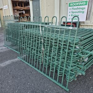 Green Metal Pool / Fence Section 1700x1480mm