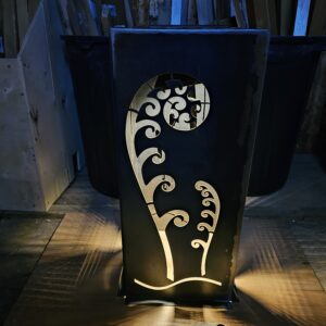 Solar Lantern Medium – 117057 (5) Corten Solar Lantern Medium