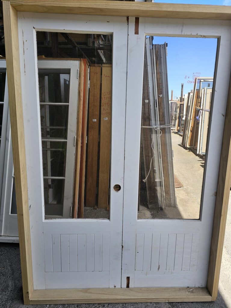 Ext Painted T&G + 1 Lite French Door | Musgroves Ltd