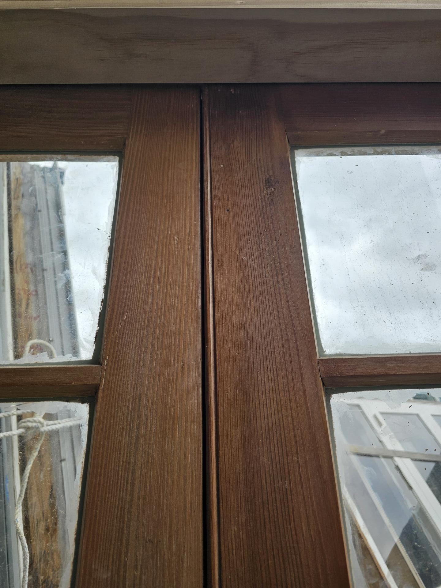 Cedar French Door 1425-2060-105782 (7) Ext Cedar 5 Pane French Door - Image 4