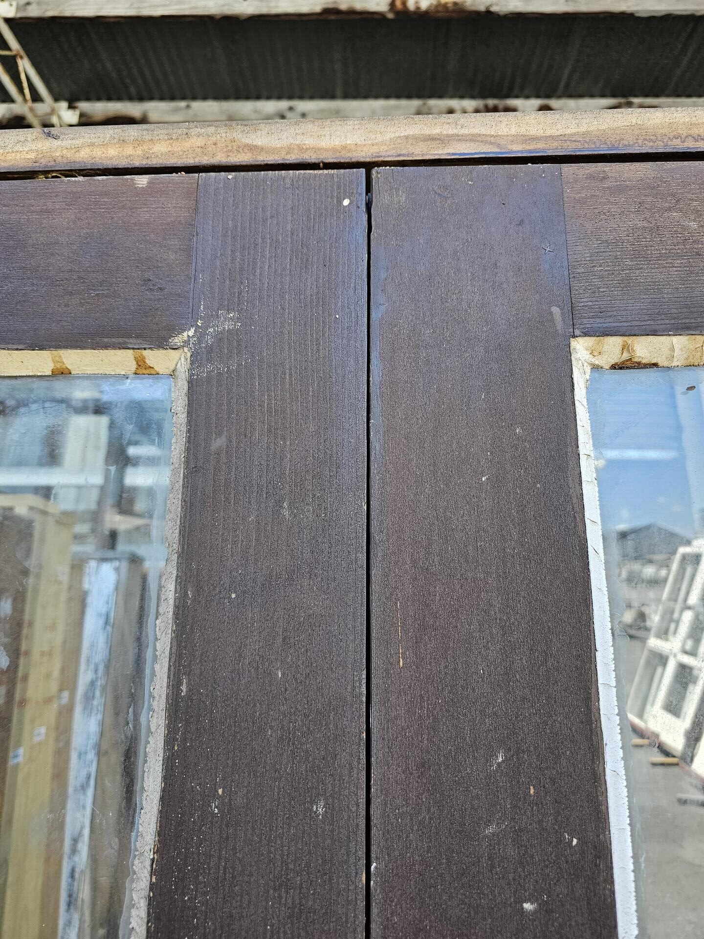 French Door 1550×2050 – 902420 (2) Ext Cedar 1 Pane Safety Glass French Door 1550x2050mm - Image 5