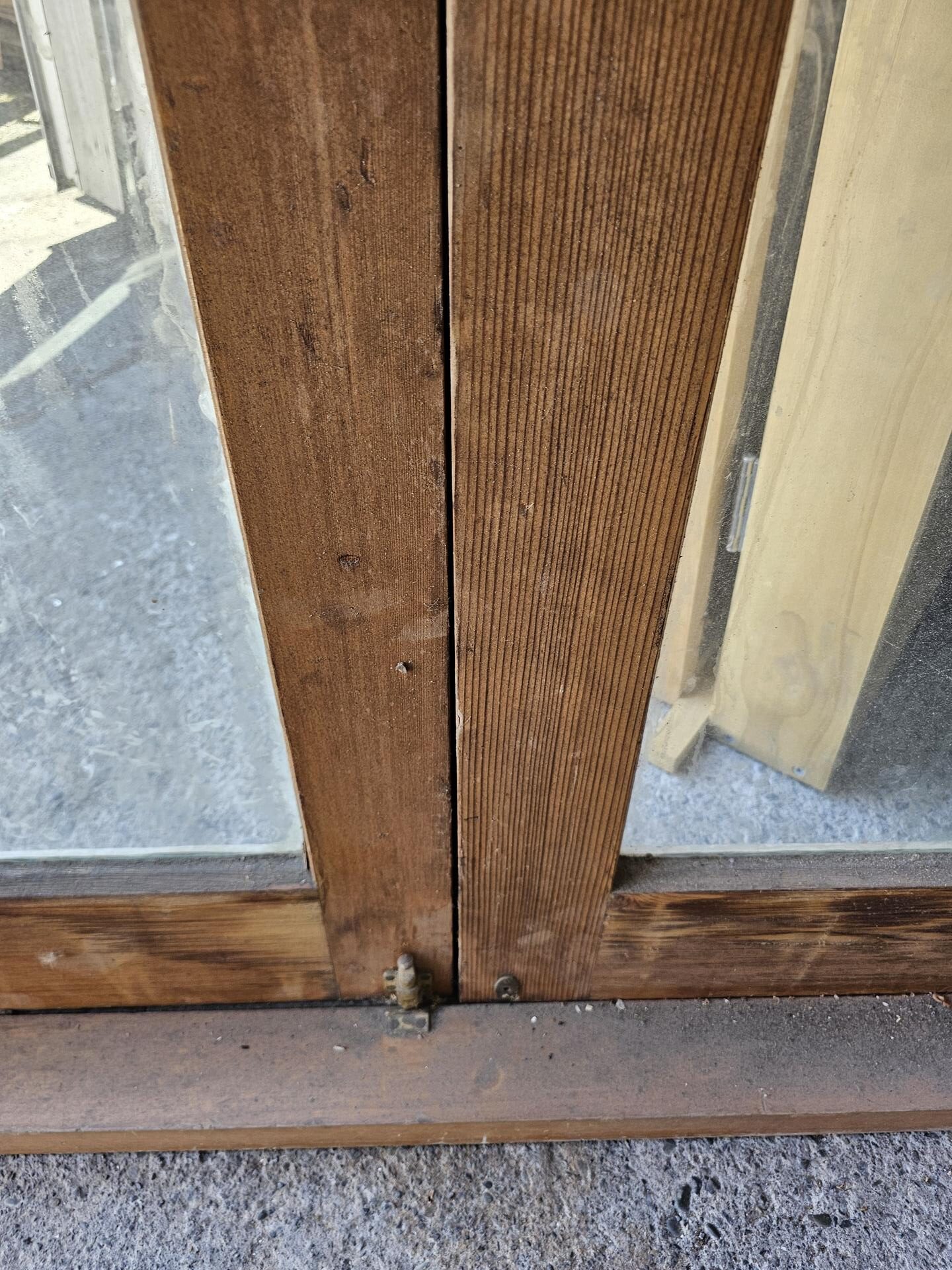 French Door 1550×2050 – 902420 (9) Ext Cedar 1 Pane Safety Glass French Door 1550x2050mm - Image 8