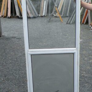 AS IS  White Aluminium Window 1 Fan Opening