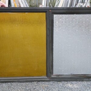 Brown Aluminium AS IS Frosted 1 Fan Opening Window