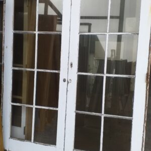 NR External Cedar / Painted 8 Pane Colonial French Door - 1575x2050mm
