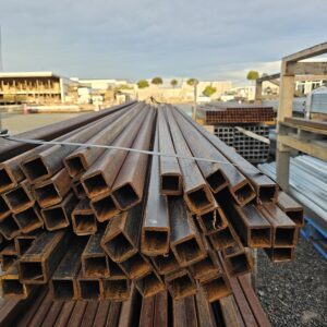 Box Black Steel 35x35x3000mm