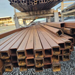 Box Black Steel 35x35x4000mm