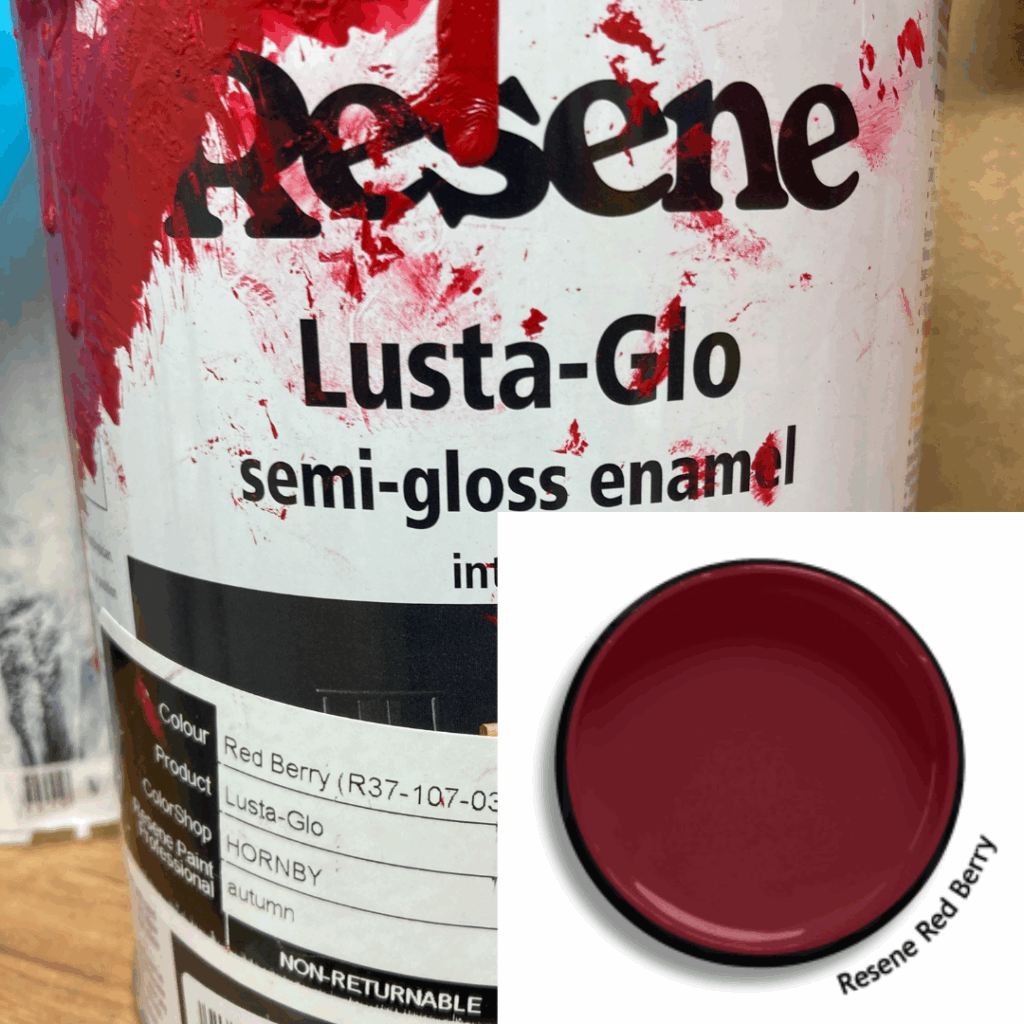 OIl Based top Coat - Resene Red Berry