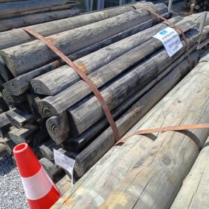 Pine Half Round H4 Post 150-200mm x 1800mm Long