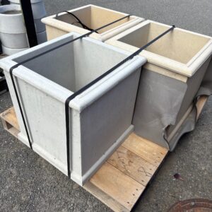 Natural and Coloured Large Square Planter | PLU 124050 Natural and Coloured Large Square Planter | PLU 124050