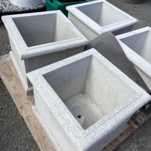 Natural Small Square Planter | PLU 124052 Natural Small Square Planter | PLU 124052