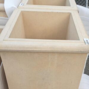 123126 Concrete Planter Box Tall Narrow top view Concrete Planter (Tall / Skinny)