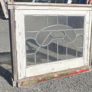 Fixed Wooden Leadlight Window